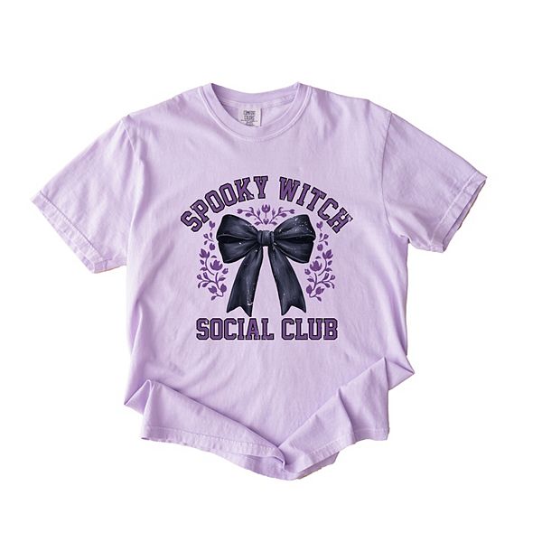 

Футболка Coquette spooky witch social club Simply Sage Market, Orchid