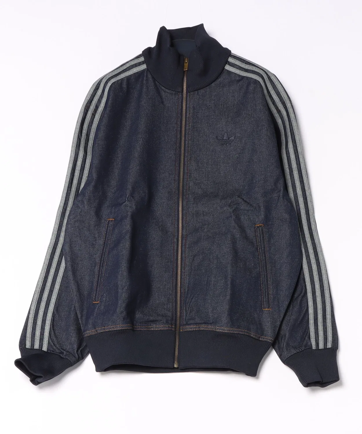 Мужская джинсовая куртка с принтом Firebird TT Adidas, Indigo Denim
