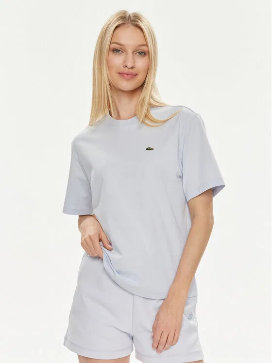 Футболка loose fit Lacoste, светло-голубой