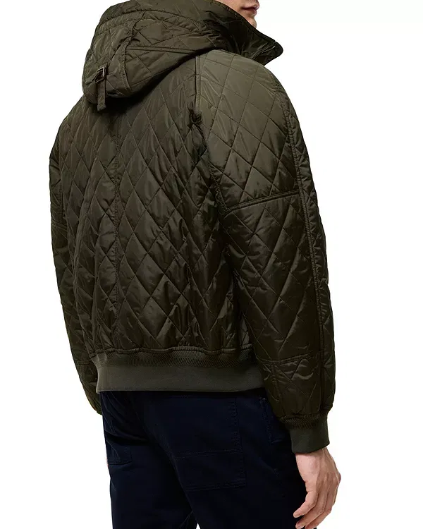Мужская куртка стеганая с капюшоном Burberry, Shale Green — фото 3