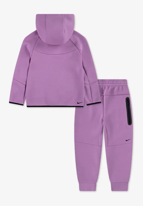 Спортивный костюм хлопковый Tech set Nike Sportswear Light Magenta, светло-пурпурный — фото 2