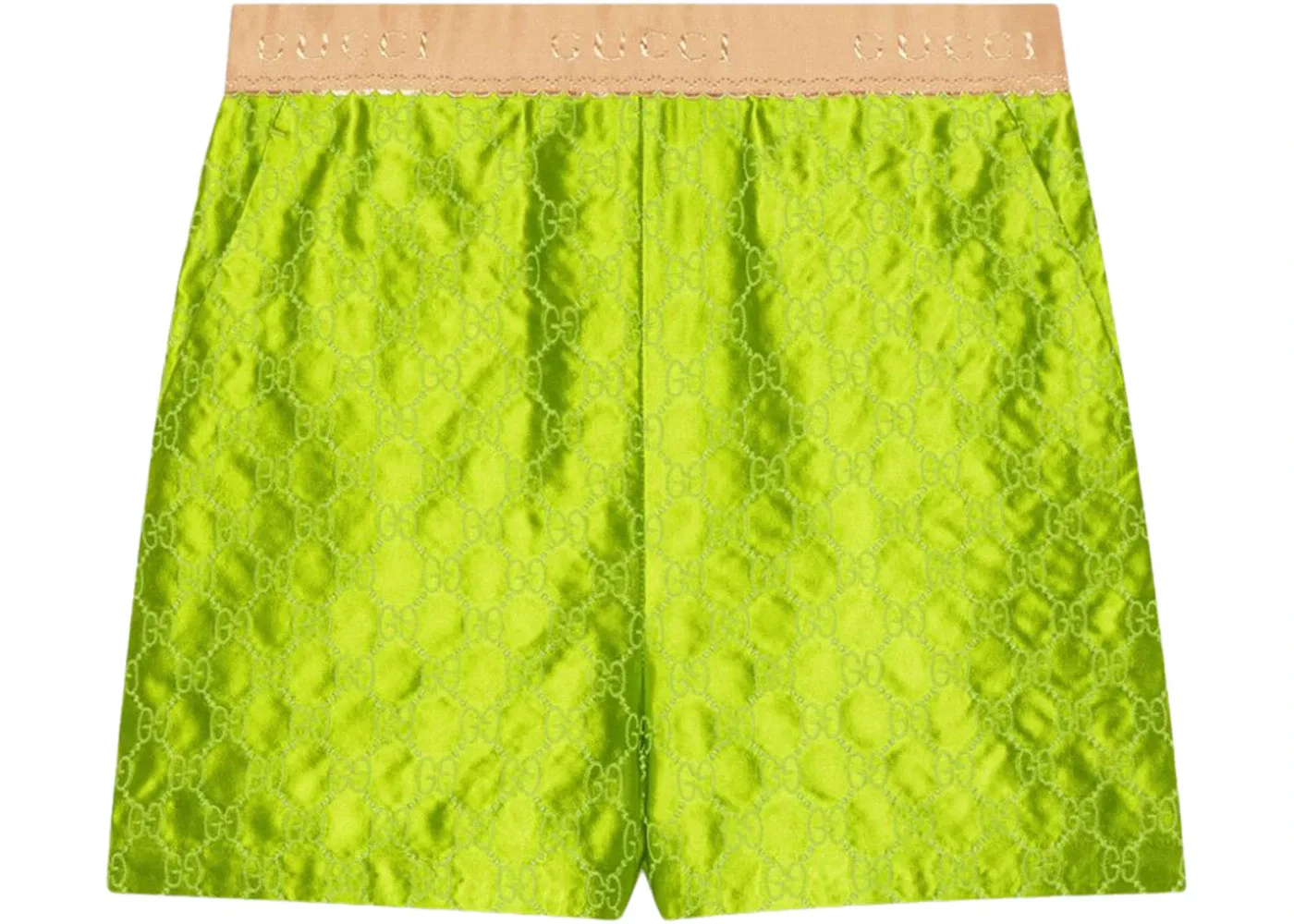 Женские шорты с логотипом GG Gucci, Green
