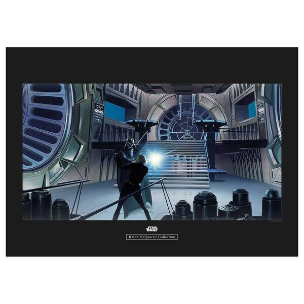 

Фреска Komar Star Wars Vader Luke Throneroom цвет blau/grau