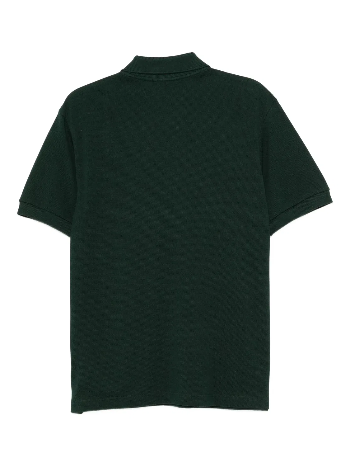Поло из хлопка с логотипом Lacoste, темно-зеленый — фото 2
