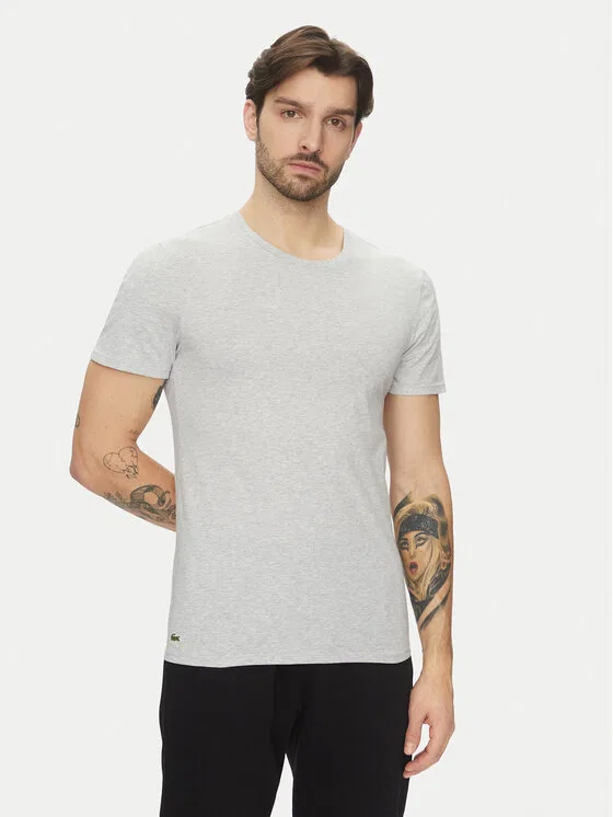 Комплект футболок slim fit Lacoste, мультиколор — фото 2