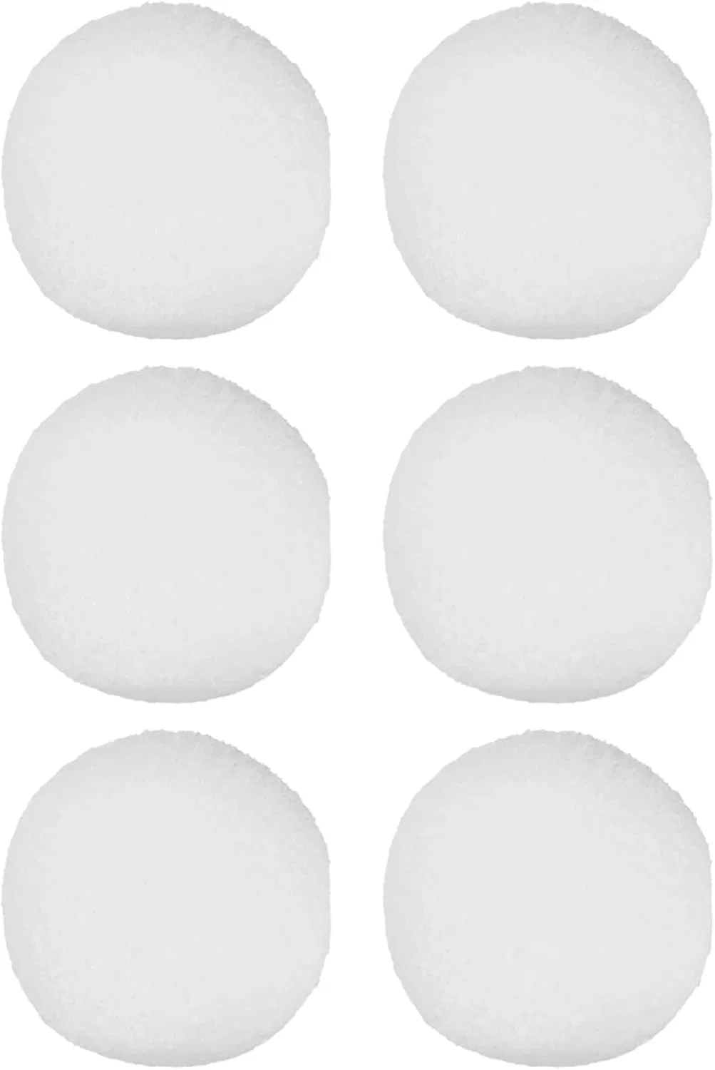 Спонж для ванн и спа, Getdoublerich, 6 шт, 7.6 см, White