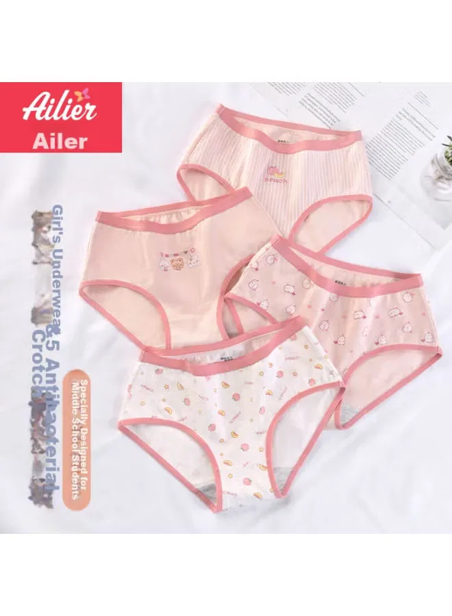 Трусы детские хлопковые комплект из 4 штук 8280xl Aurora, в ассортименте