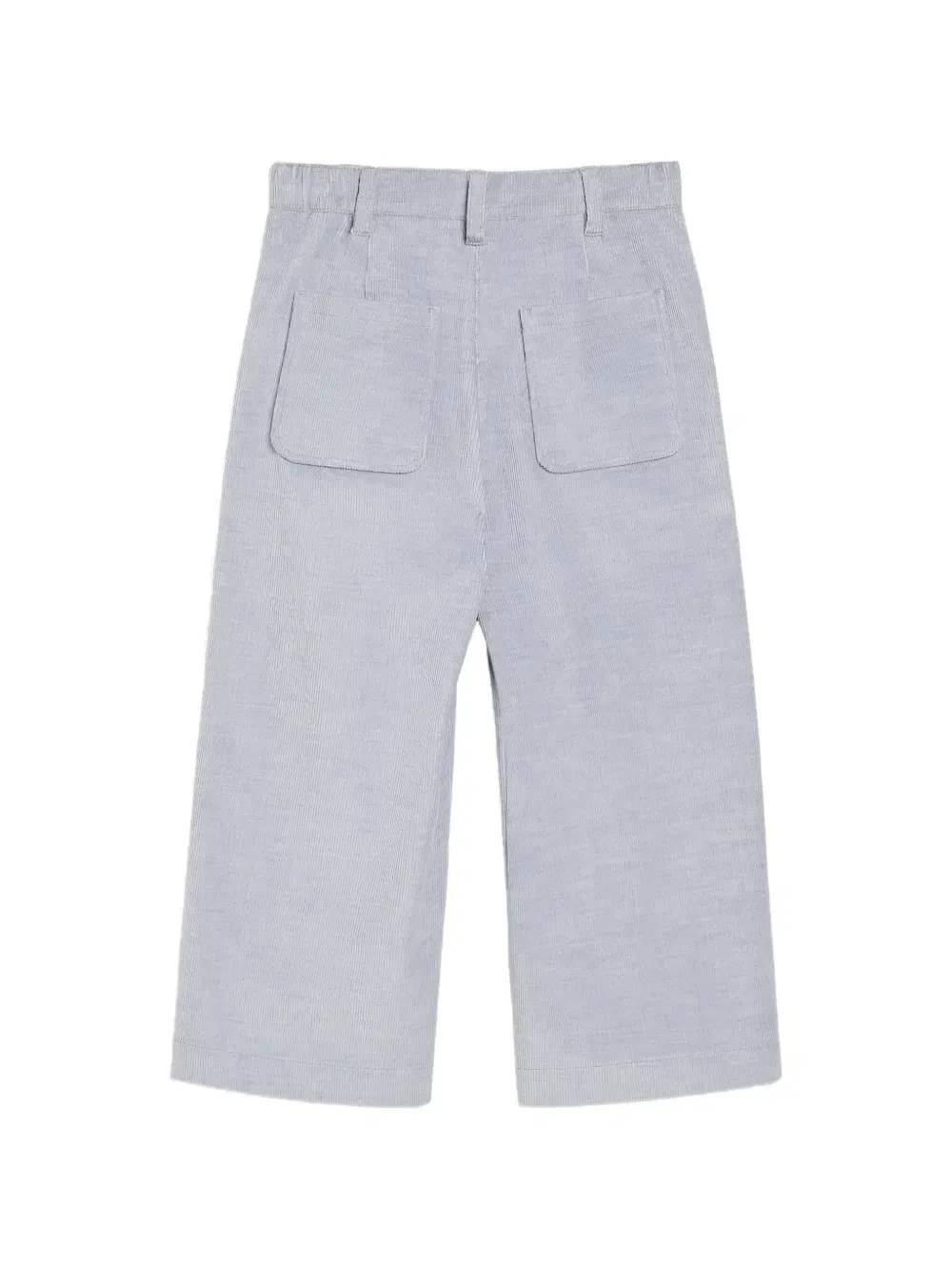 Укороченные вельветовые брюки с декором Monili Brunello Cucinelli Kids, фиолетовый — фото 2