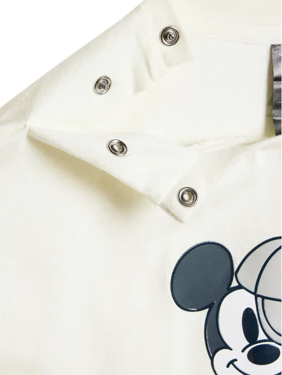 Футболка loose fit Disney Mickey Mouse Adidas, белый — фото 4