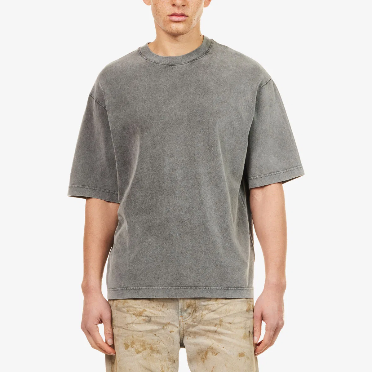Хлопковая футболка с коротким рукавом Exford 1996 Acne Studios, черный — фото 3