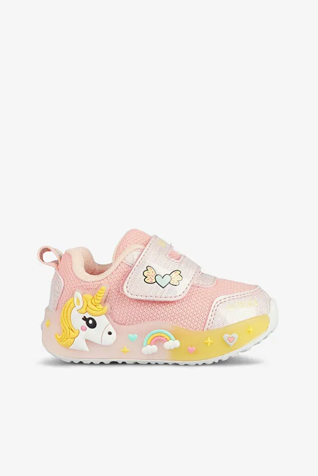 Детские спортивные ботинки для девочек с липучкой Meli baby kids character single velcro warm sports shoes Vicco, Powder