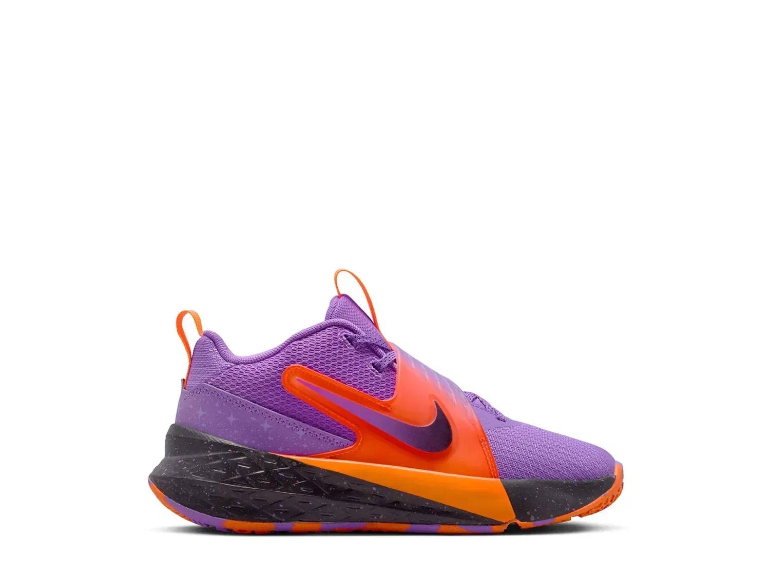 Кроссовки спортивные Team Hustle D 12, Nike, фиолетовый/мультиколор