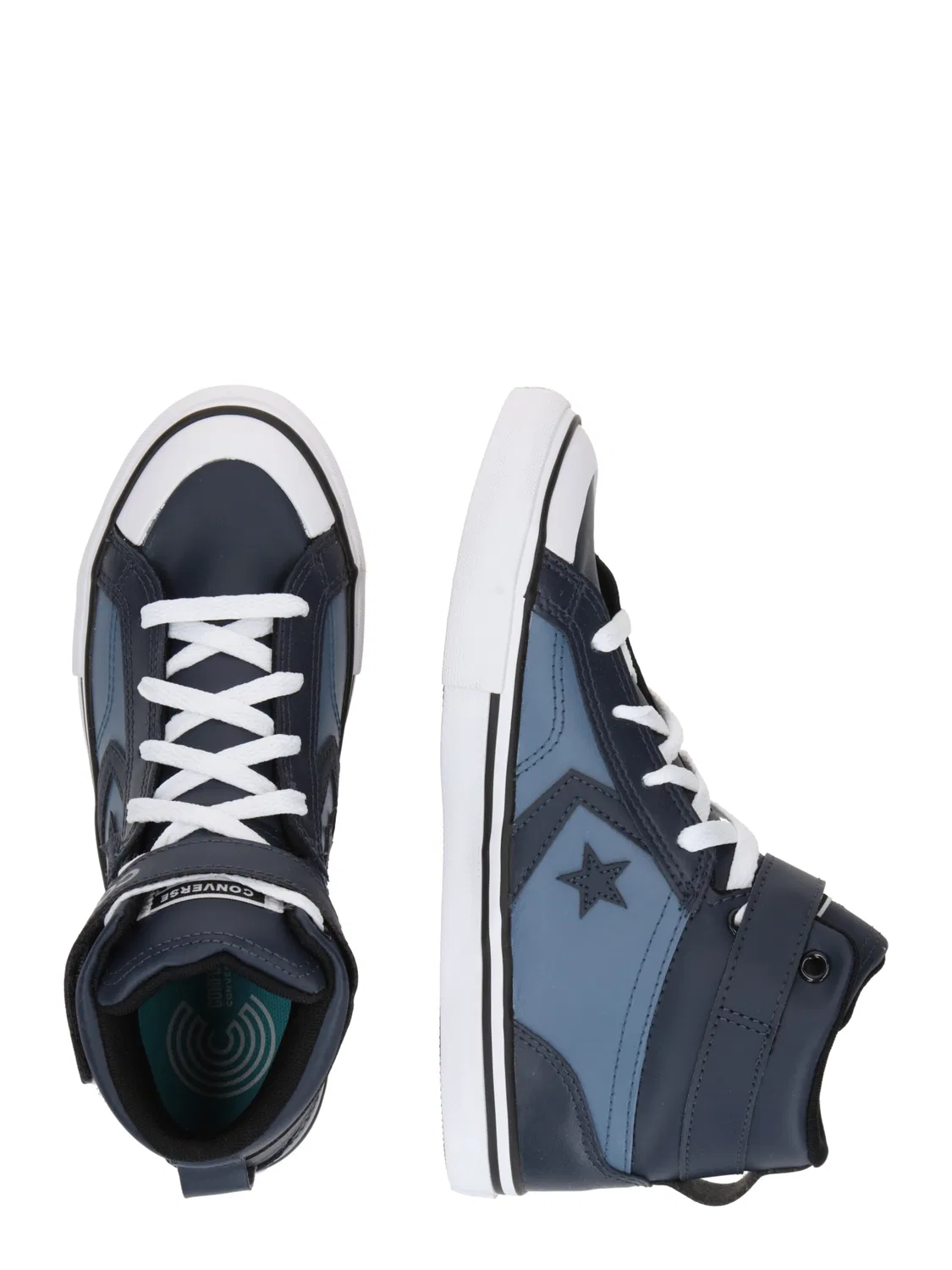 Кроссовки Converse PRO сапфирового и темно-синего цвета — фото 2