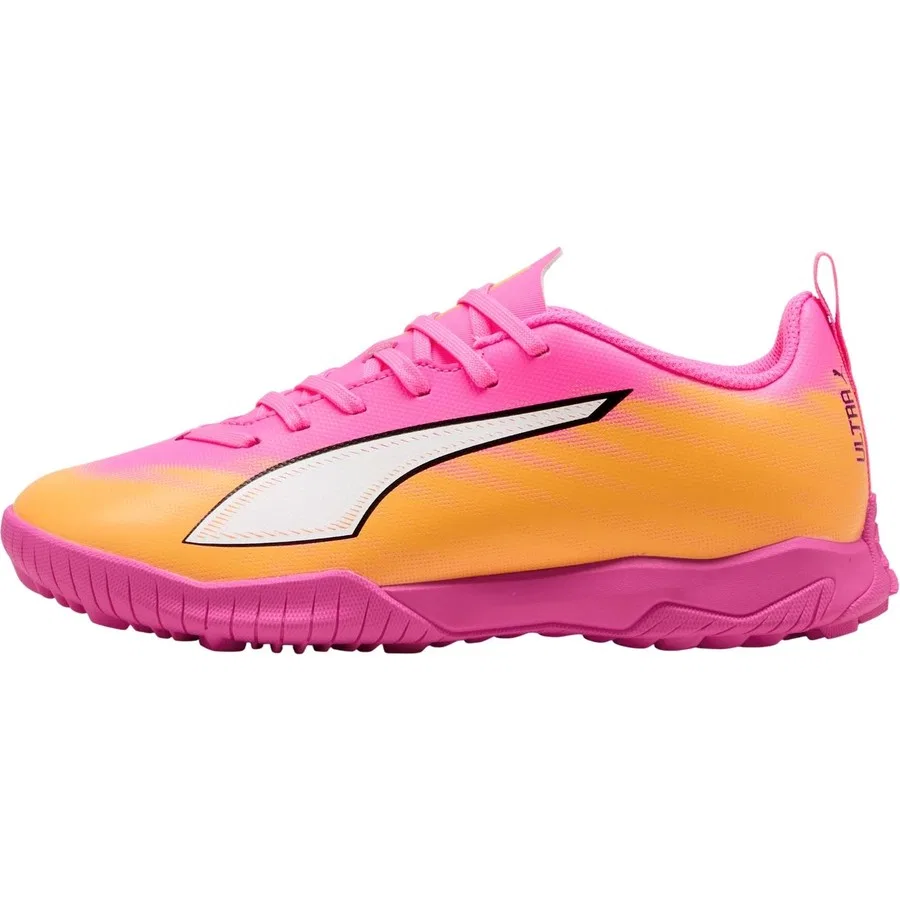 Детские спортивные кроссовки с шипами Puma Ultra 6 Play Tt Jr, Розовый
