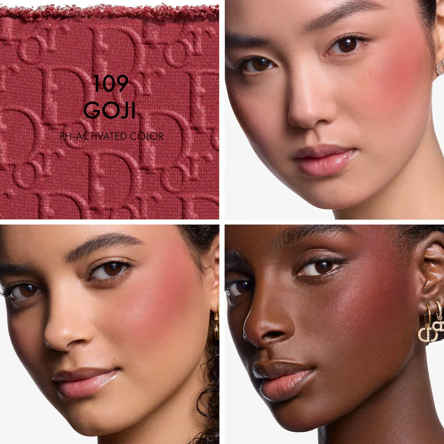 Румяна 4.5 г с pH-технологией Natural finish DIOR, Goji — фото 2