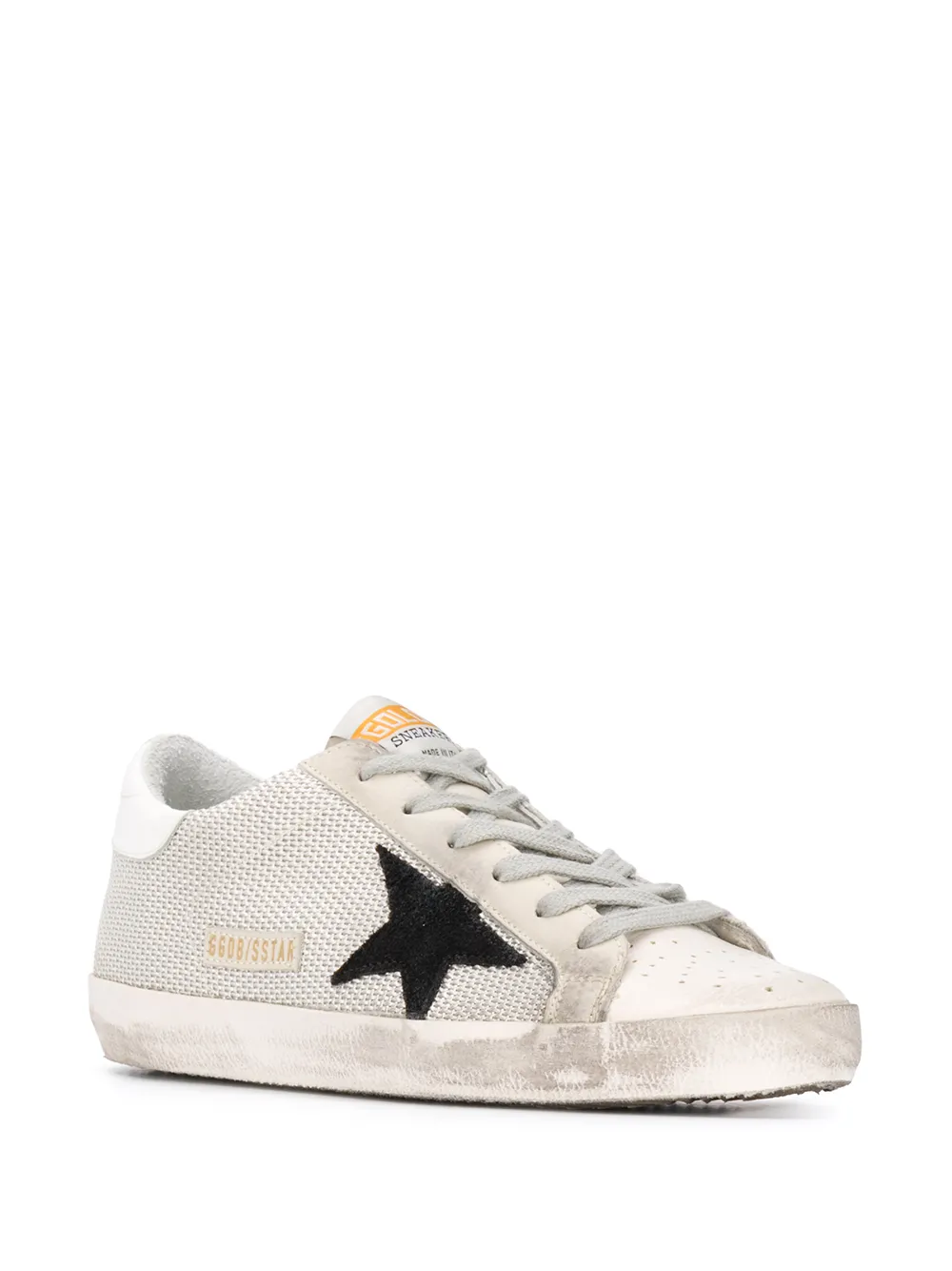 Кеды Superstar на шнуровке GOLDEN GOOSE, нейтральный — фото 2