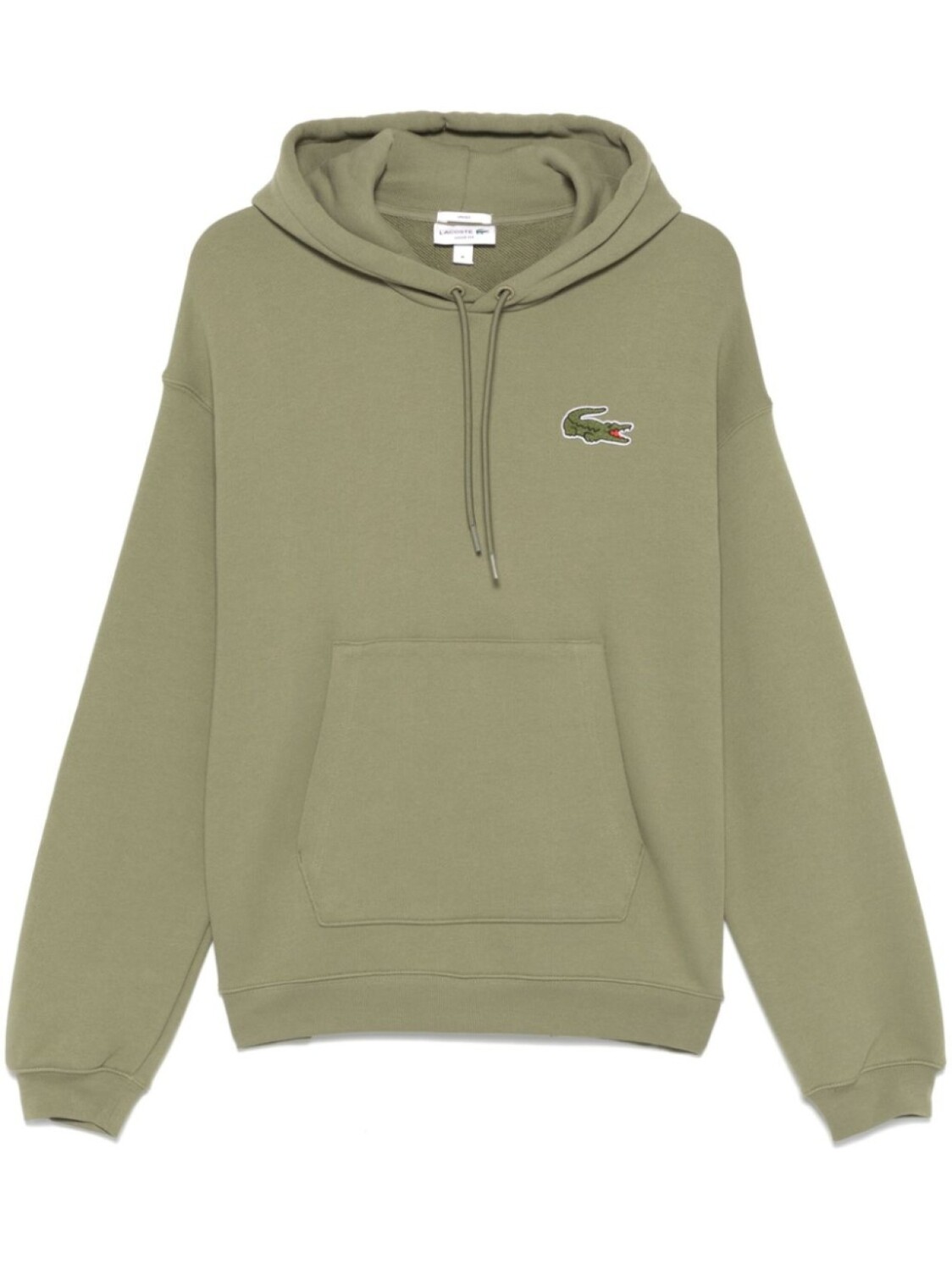 

Lacoste худи с нашивкой-логотипом, зеленый