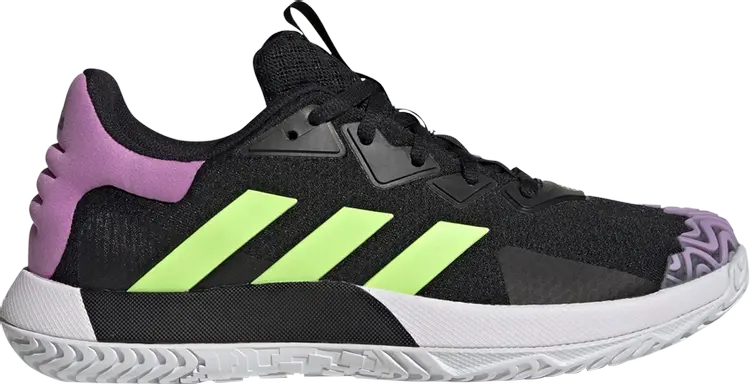

Кроссовки Adidas SoleMatch Control 'Black Signal Green', черный
