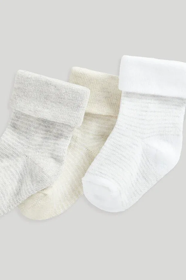 Детские носки из хлопковой смеси Mothercare, Gray — фото 2