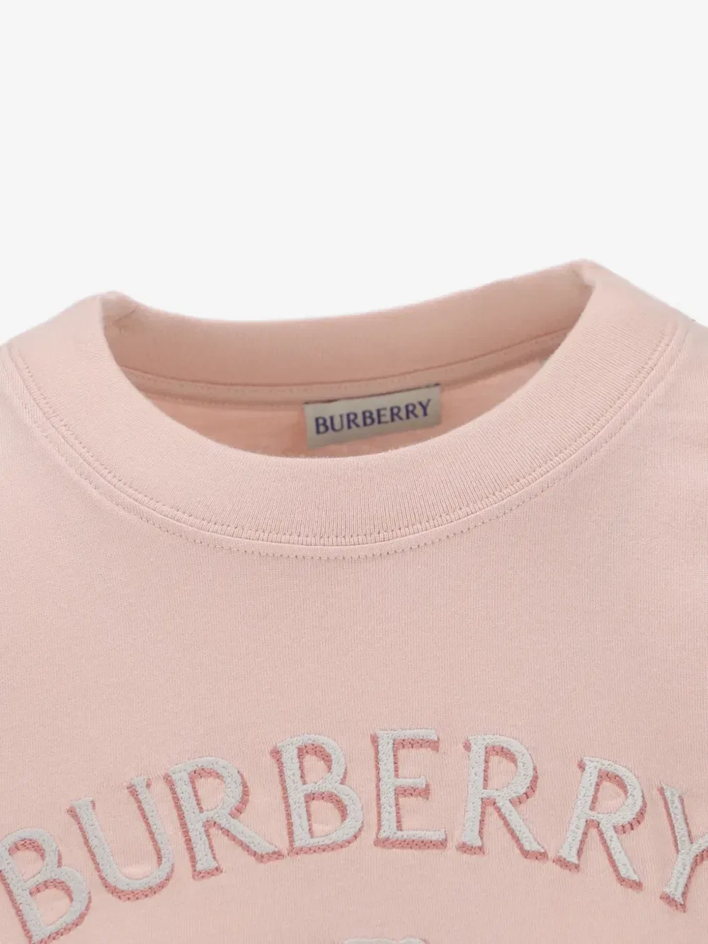 Футболка из хлопка с принтом «Клетка Рыцаря» Burberry, розовый — фото 4