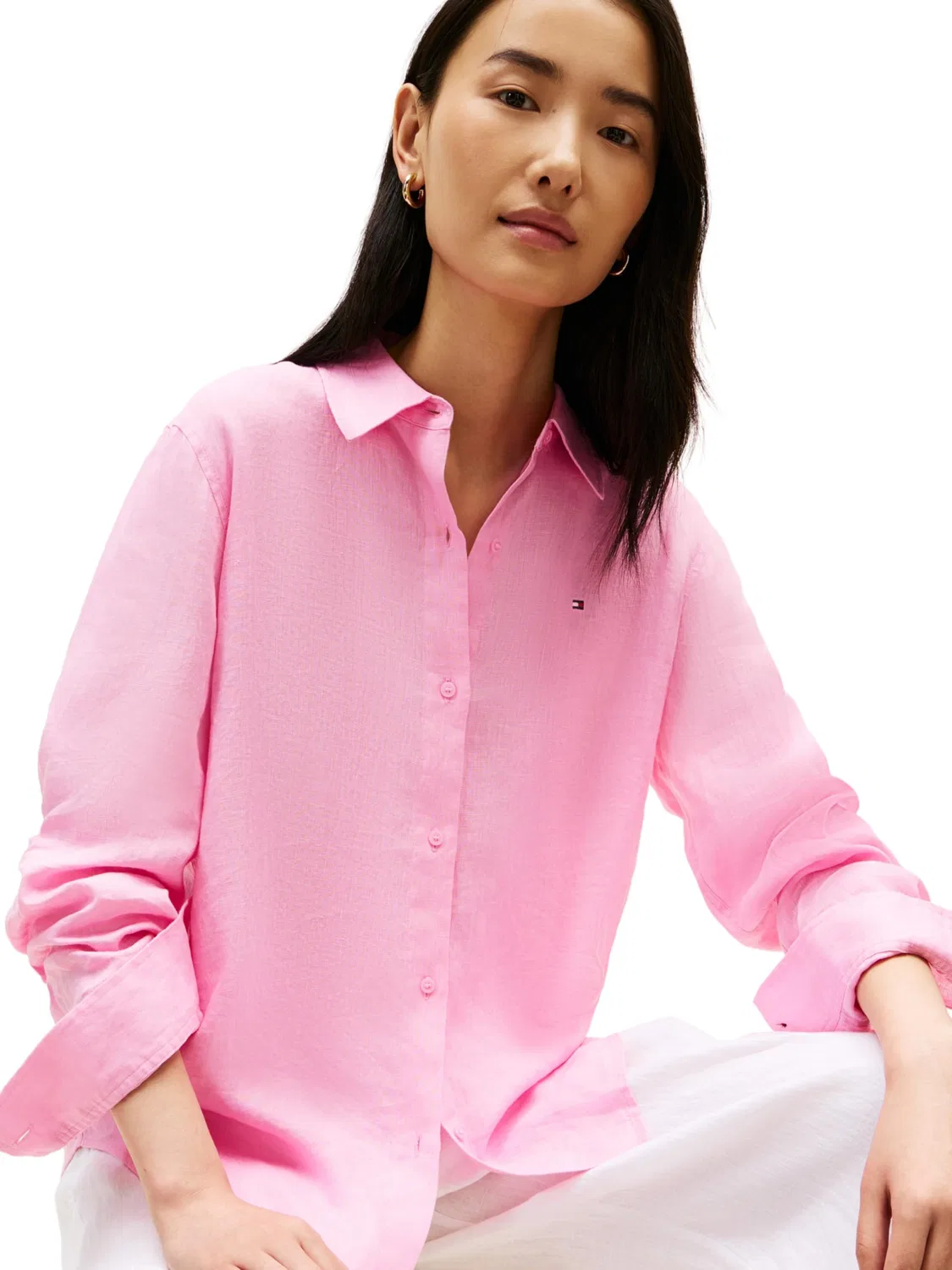 Женская блуза Tommy Hilfiger, Pink (Rose Petal) — фото 4