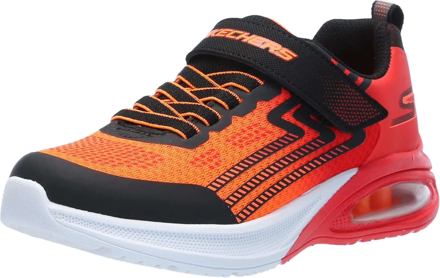 Детские кроссовки для мальчиков Microspec Max Advance Skechers, Black/Red