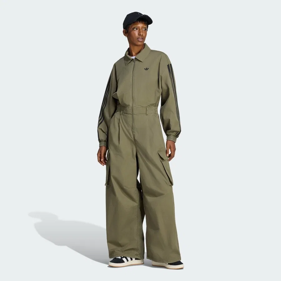 Комбинезон ADIDAS ORIGINALS зеленого цвета — фото 2