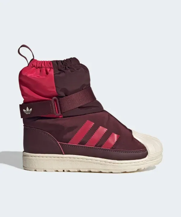 Ботинки зимние Superstar 360 Winterize Kids, Adidas Kids, бордовый