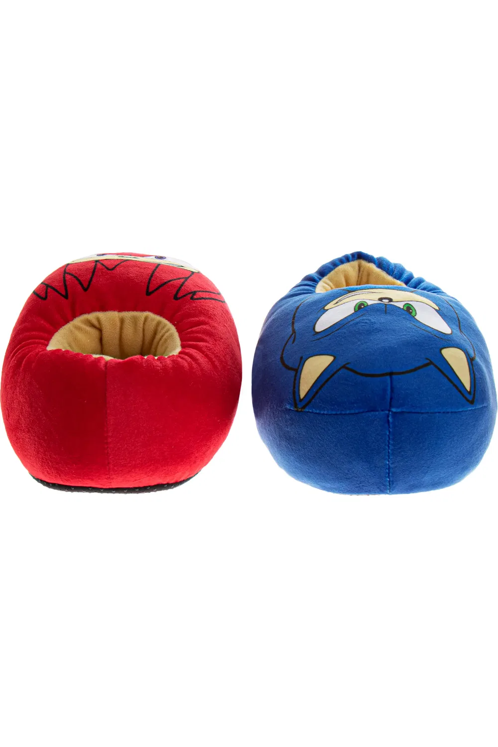 Детские тапочки с дизайном Sonic the Hedgehog Plush Warm Slippers, красный/синий — фото 4