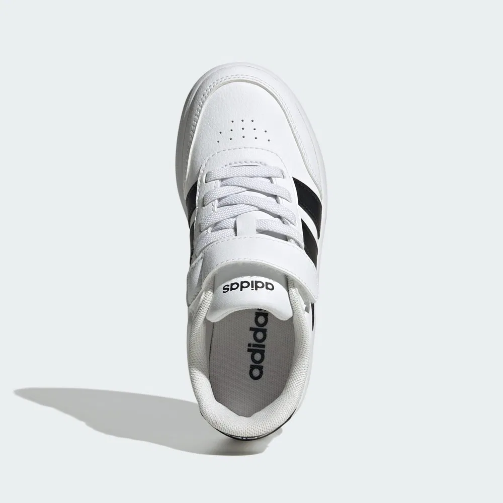 Детские кроссовки с липучками с принтом в полоску Breaknet 3.0 adidas — фото 4