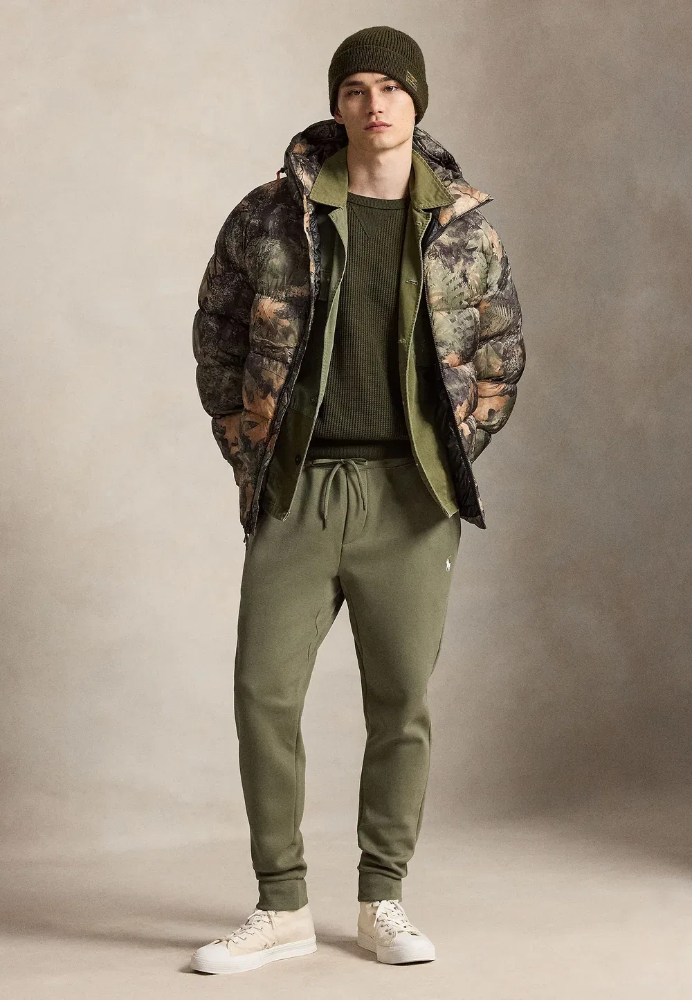 Спортивные штаны - спортивные штаны Polo Ralph Lauren, Cruise Olive — фото 2