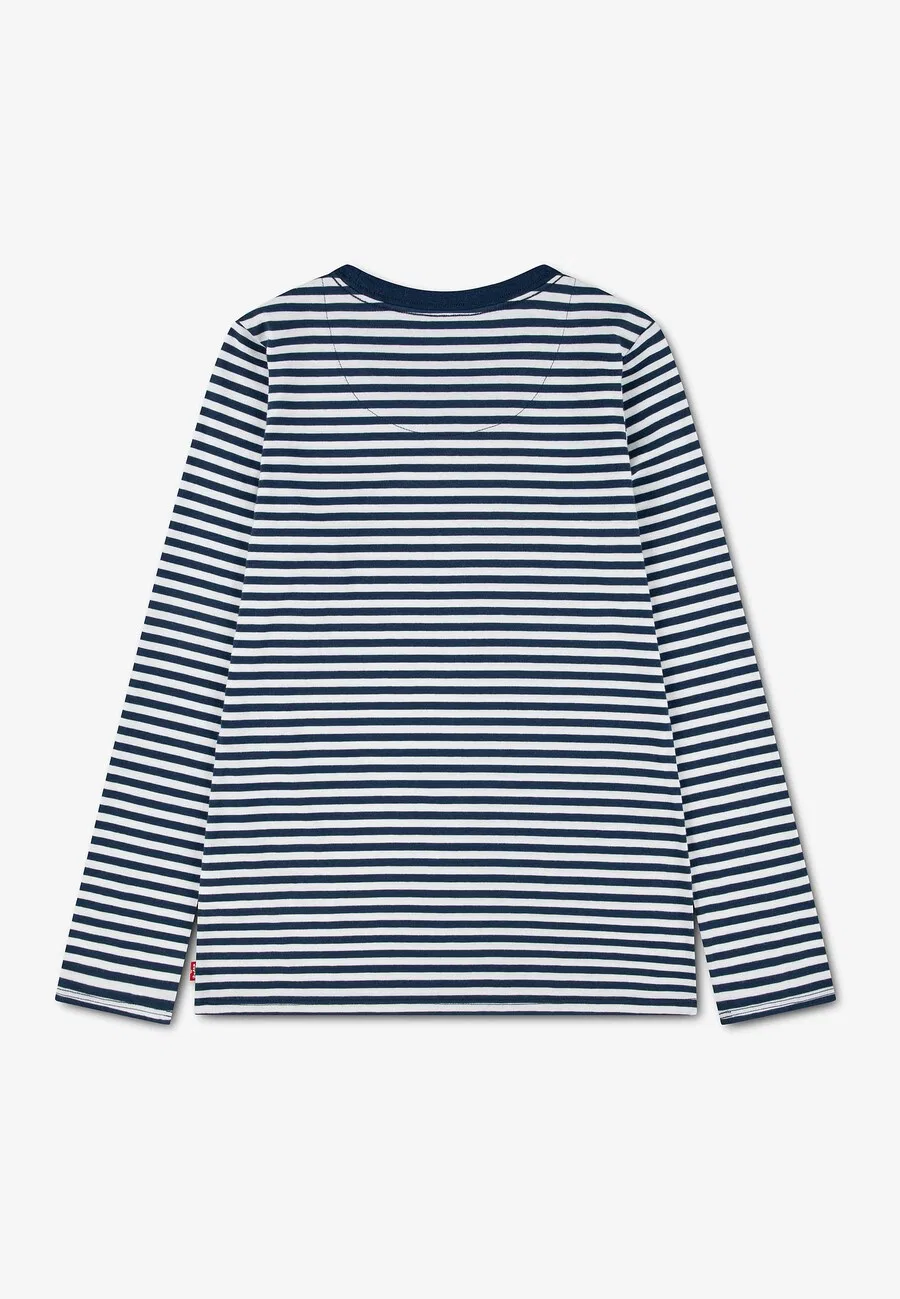 Детский топ Levi's Kids темно-синего цвета — фото 2