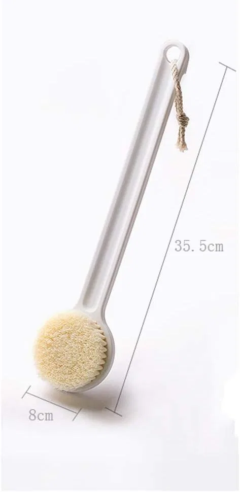 Щетка для тела с длинной ручкой, WYRKYP, серая — фото 2