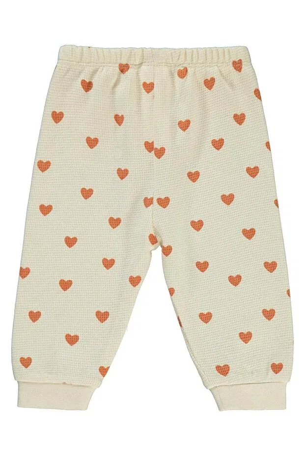 Детские брюки для девочек хлопковые Heart giraffe 6-18 months single bottom baby Civil Baby, Elephant Tooth — фото 2