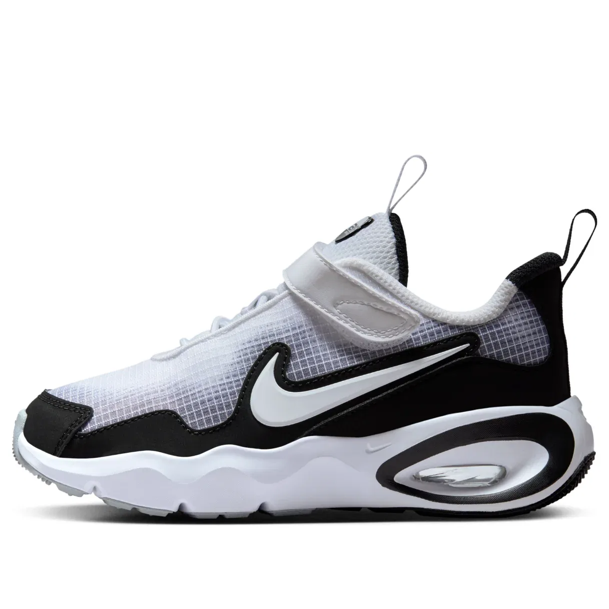 Детские кроссовки с сетчатым верхом Air Max Nova 'White Black' Nike, White/White/Black/Wolf Gray
