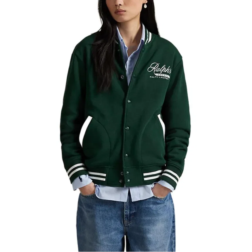 Детская куртка-бейсбольная с принтом Preppy Green Polo Ralph Lauren, Preppy Green — фото 4