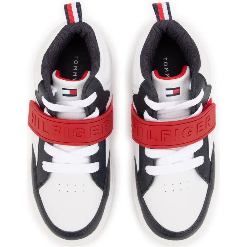 Детские кеды для скейтбординга Tommy Hilfiger, Blue White Multicolor — фото 4