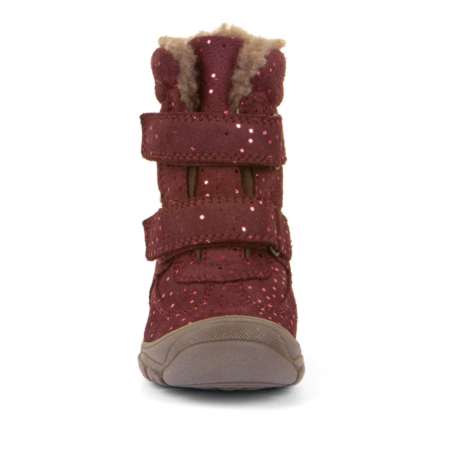Детские зимние ботинки LINZ WOOL TEX HIGH froddo, Bordeaux Glitter — фото 4