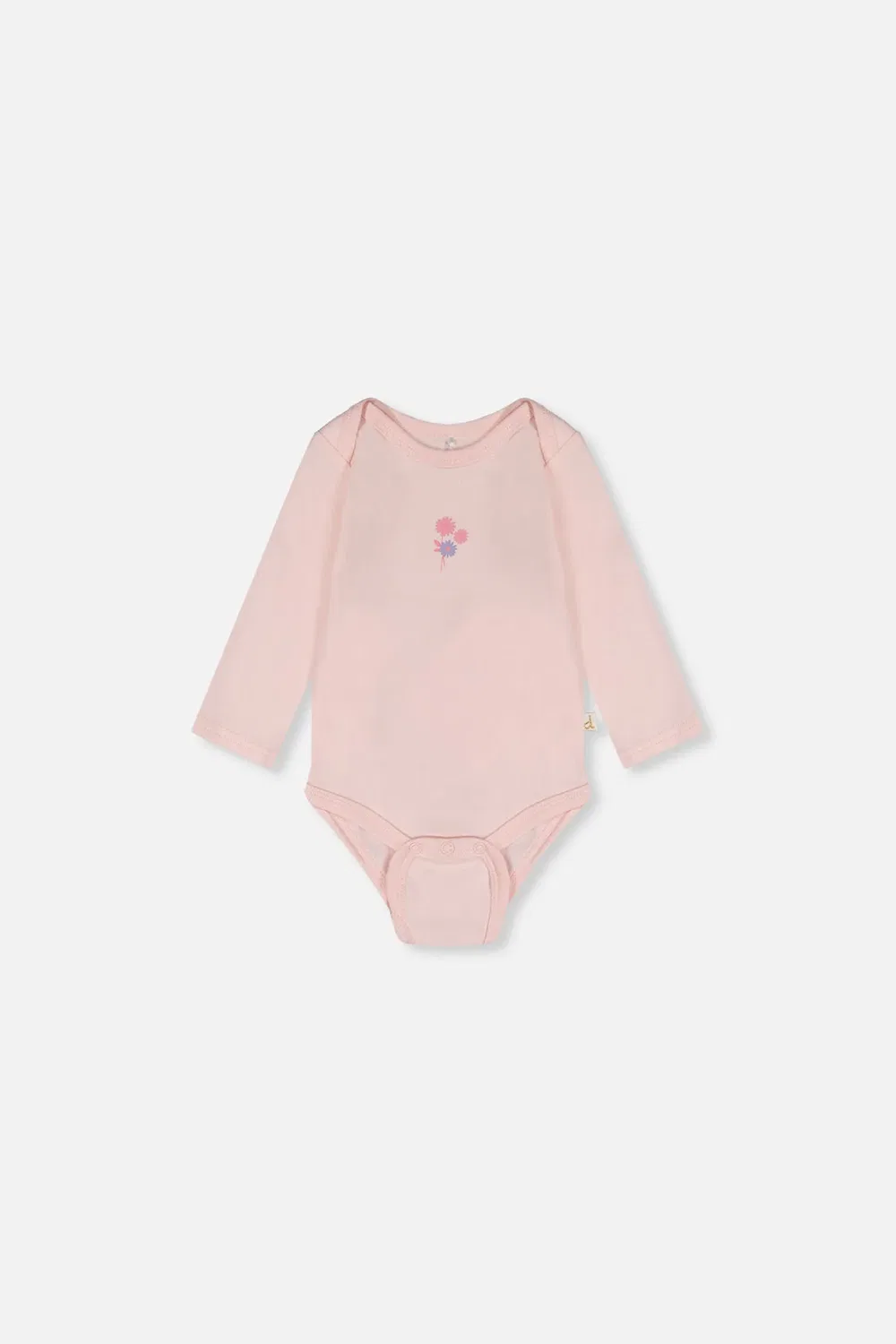 Детский боди-комбинезон с длинным рукавом комплект из 3 штук Purple Hedgehog Print Deux par Deux, Purple Hedgehog Print