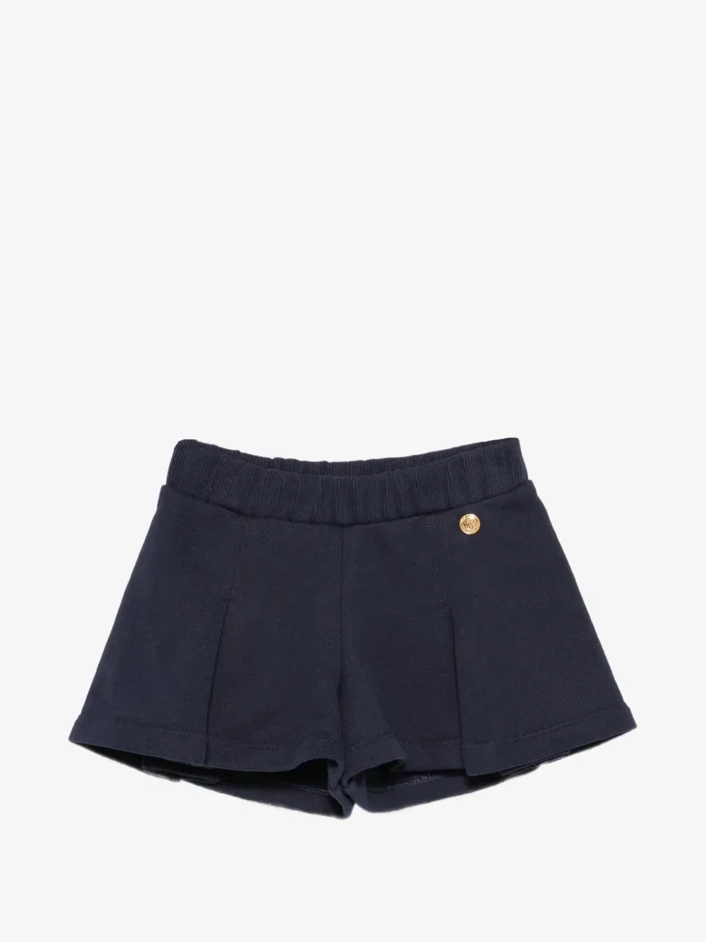 Плиссированные шорты Versace Kids, синий