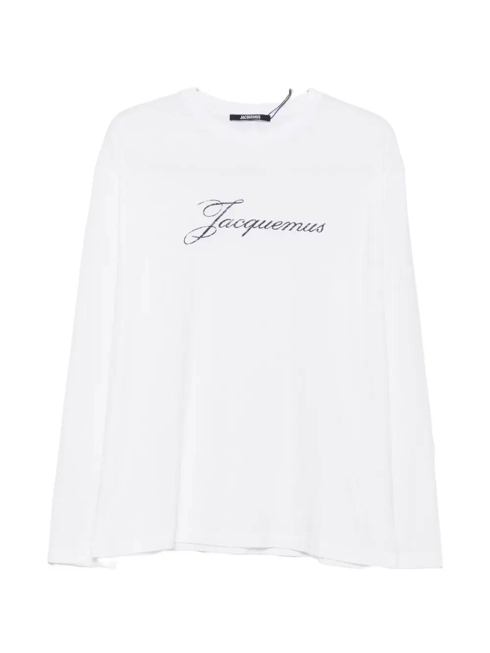 Футболка с длинным рукавом с логотипом Jacquemus, белый