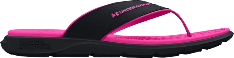 Сандалии Under Armour Wmns Ignite Pro Marbella Sandal Black Rebel Pink, черный