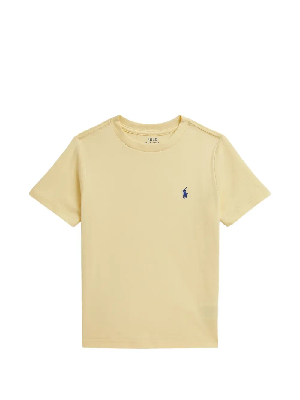 Футболка с вышитым пони Polo Ralph Lauren Kids, желтый