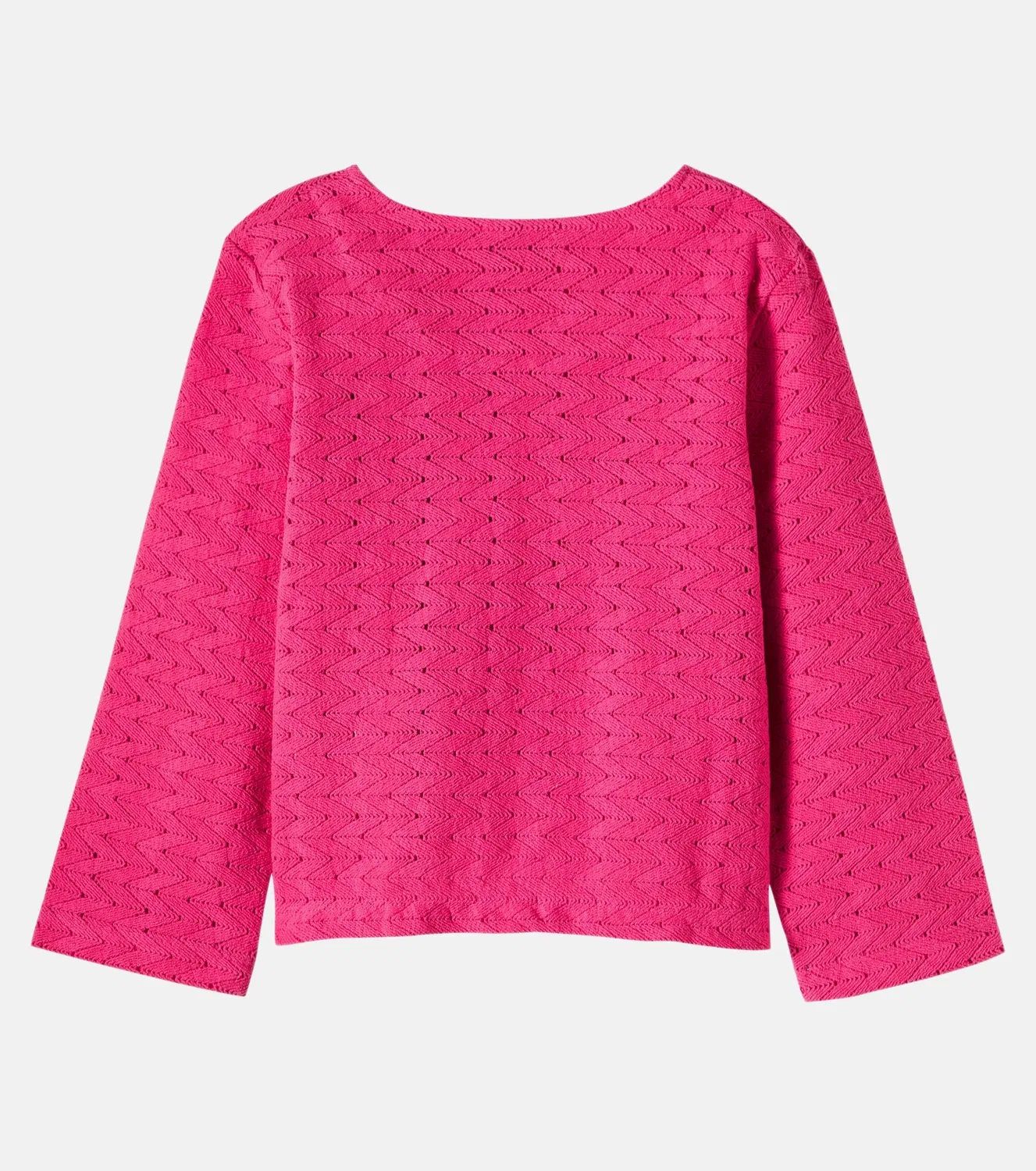 Вязаный хлопковый кардиган Mini Rodini, розовый — фото 3