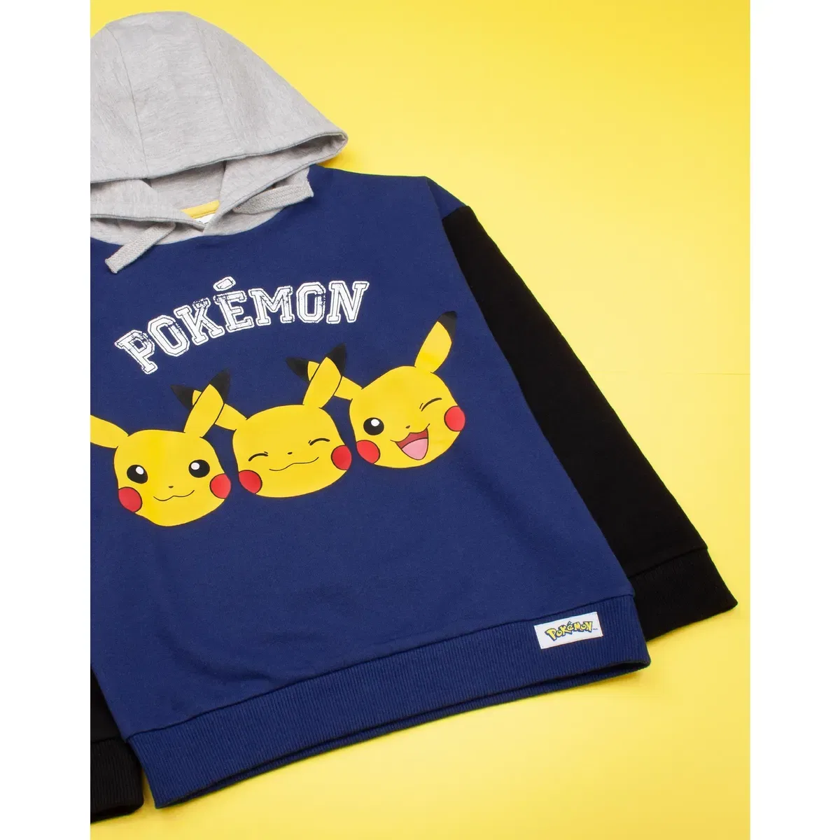 Детское худи с принтом Pikachu для мальчиков Pokemon, Blue — фото 2