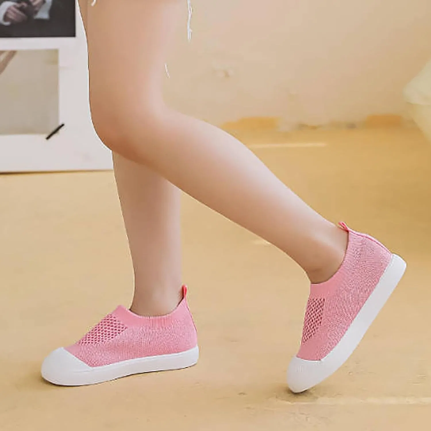 Детские кроссовки для мальчиков легкие дышащие, Pink — фото 2