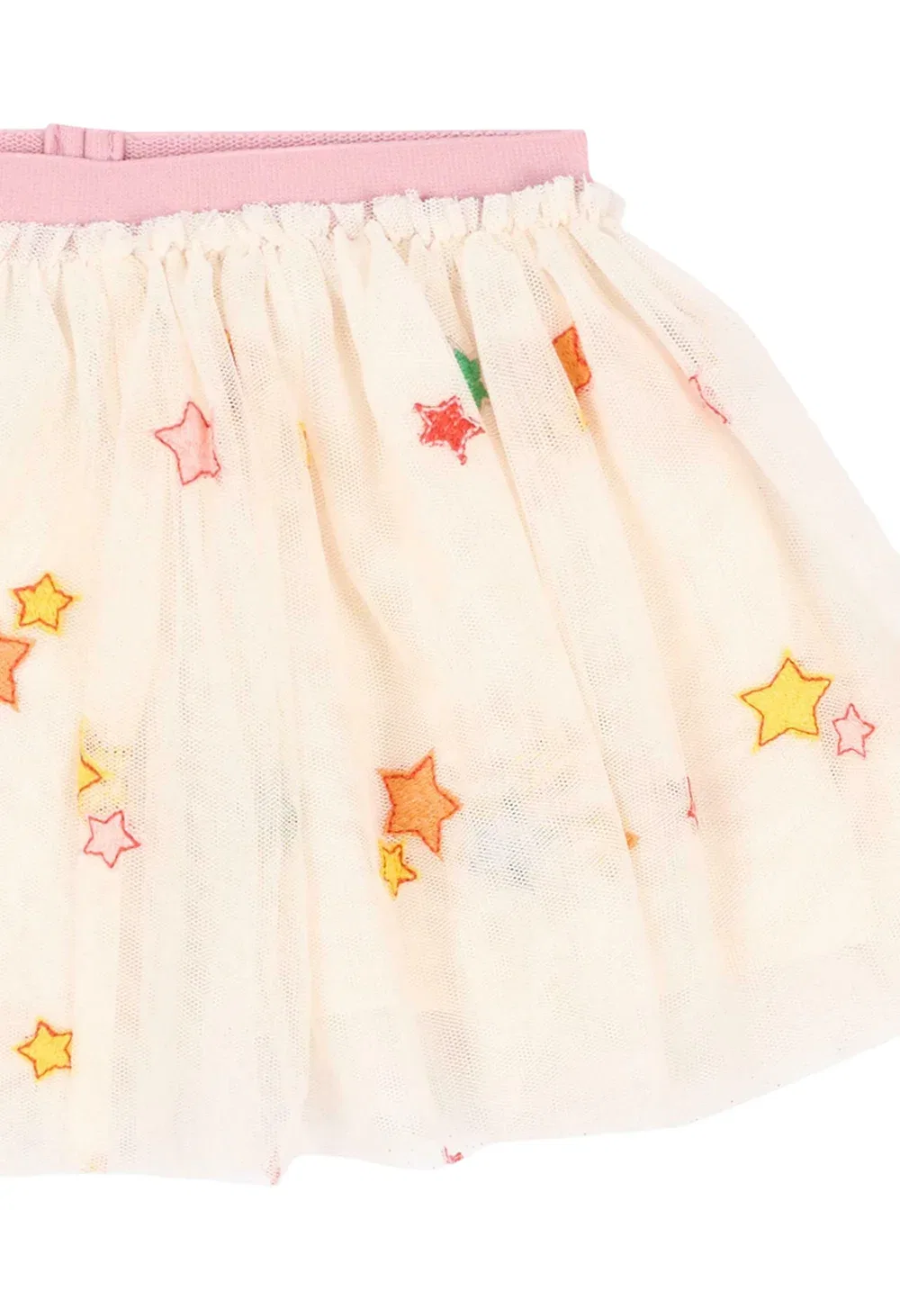 Собираюсь - мини-юбка Stella Mccartney Kids, Ivory — фото 3