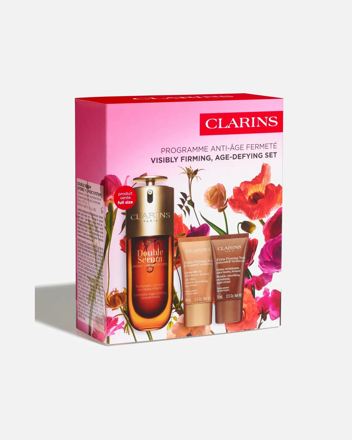 Набор для ухода за лицом с двойной сывороткой против старения Clarins, 1 Stück