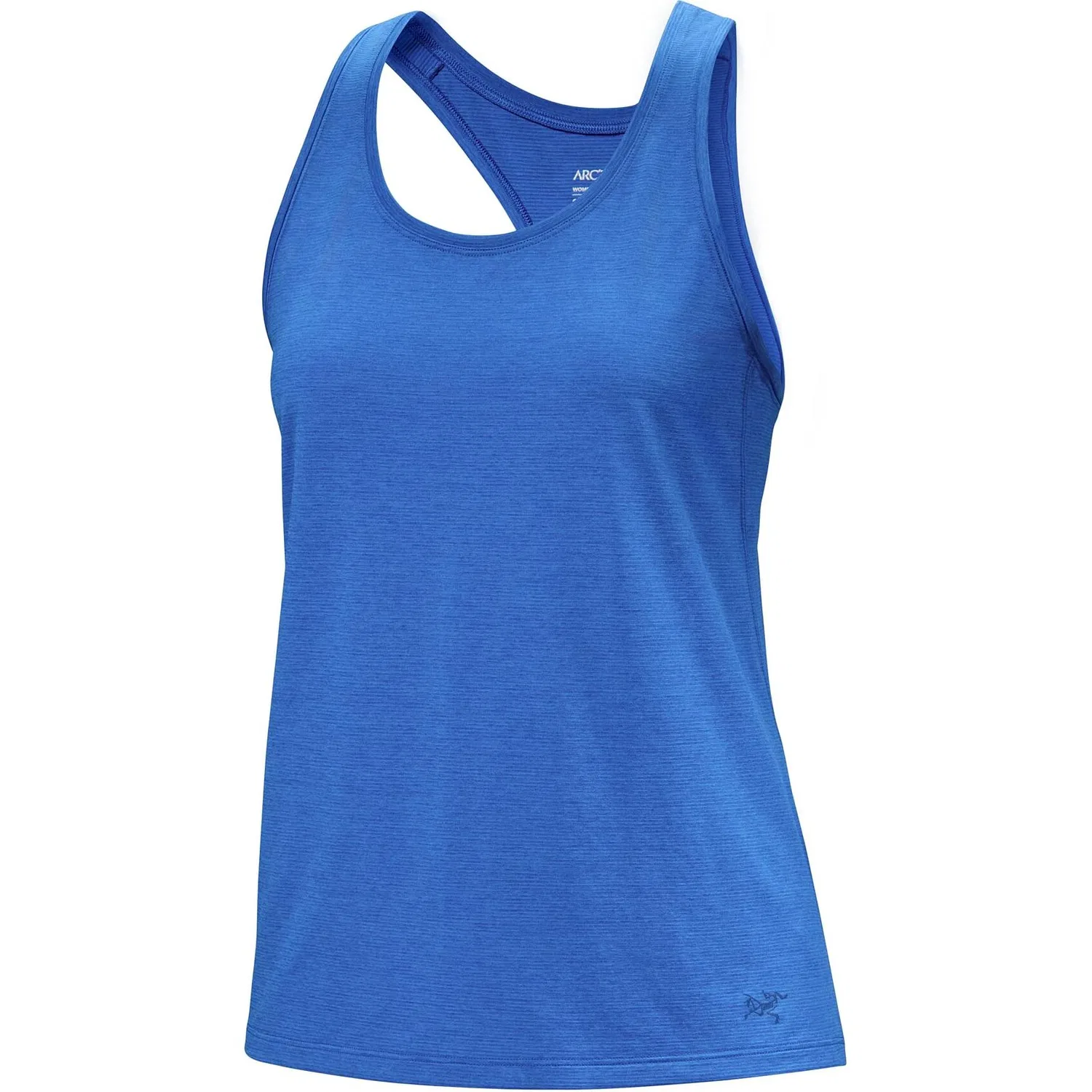 Женский топ без рукавов с округлым вырезом Arcteryx, Ultramarine Blue/Vitality Heather