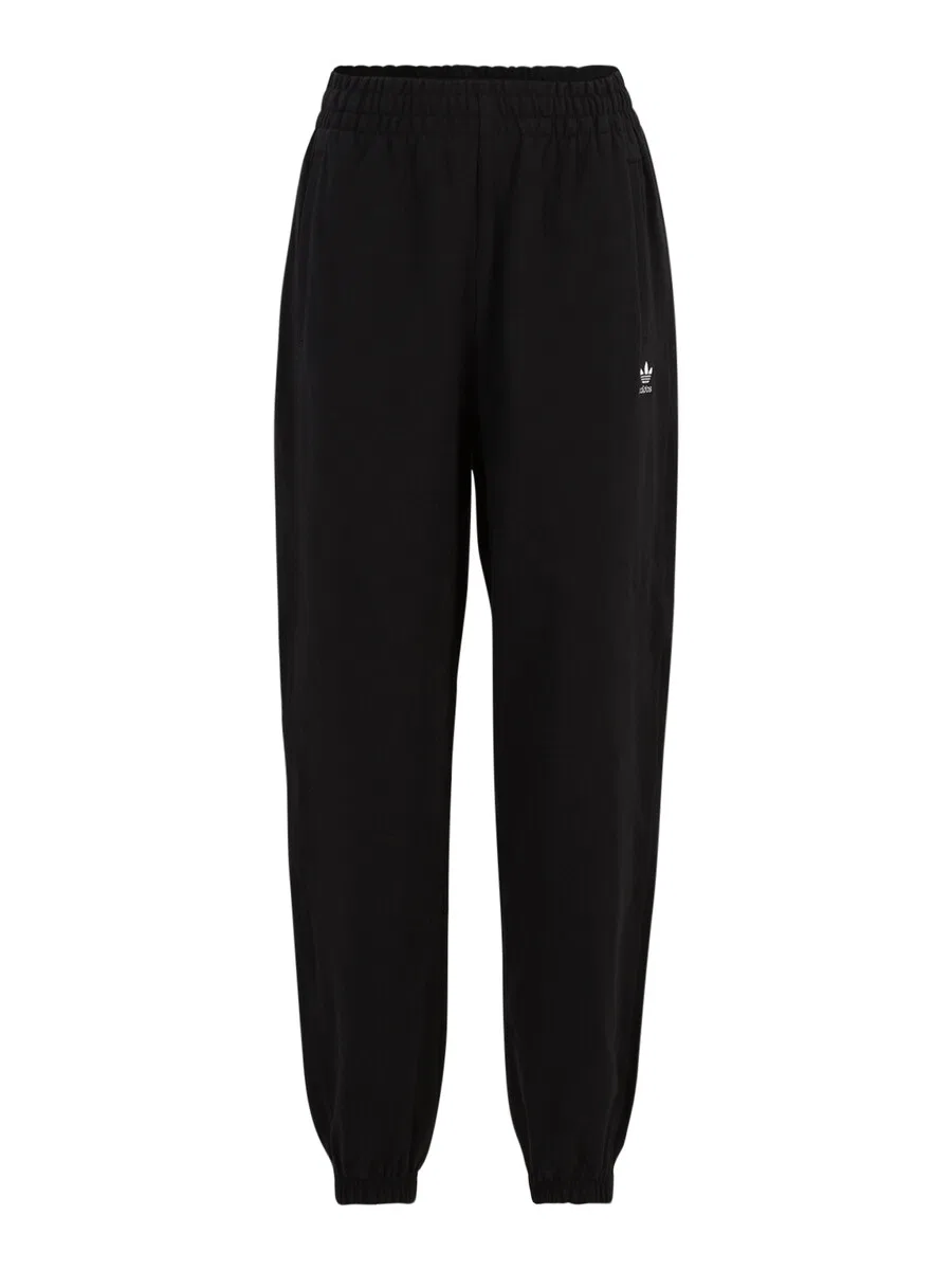 Зауженные брюки ADIDAS ORIGINALS 'Essentials' черного цвета